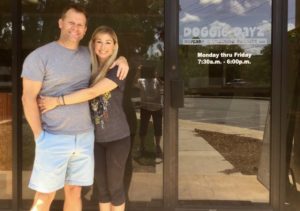 Shannon Smyre and Cliff Sherry, owners of Doggie Dayz Daycare and Training Facility